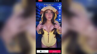 Andyytok Shaking And Playing Her Tits Video