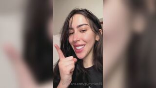 Gummies15 Teases Her Fans On Her Live Onlyfans Video