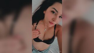 Andyytok Exposing Her Small Nipples And Touching Them Video