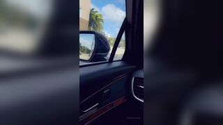 Francety Giving Sensual Blowjob to a Guy While Naked in Car Onlyfans Video