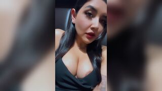 Andyytok Brunette Nipples Slip While Doing Tiktok Video