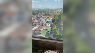 Gummies15 Giving Passionate Blowjob to a Guy on Balcony Onlyfans Video