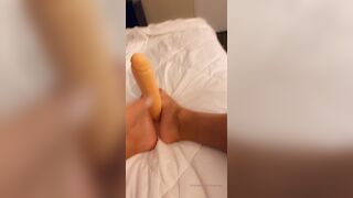 Francety Dildo Footjob With Cute Feet OnlyFans Video