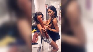 Francety and Her Busty Friend Rubbing Eachother's Tits Onlyfans Video