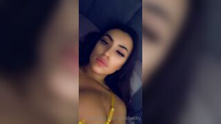 Jessthebby Shows her Cum Dripping Pussy at Night Onlyfans Video