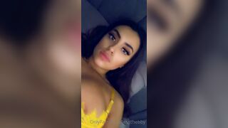 Jessthebby Shows her Cum Dripping Pussy at Night Onlyfans Video