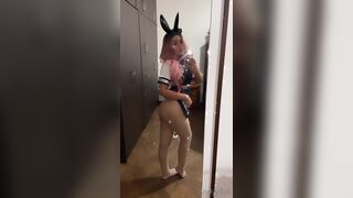 AndyyTok Cute Bae In Seethrough Teasing With Ass Video