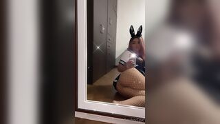 Andyytok Seductive Slut Exposed Her Booty and Pussy in Fishnet Stocking Video