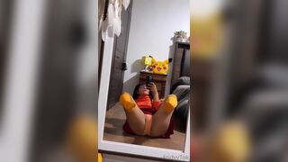 Andyytok As Velma Rubbing Pussy On Her Panty Video