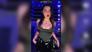 Andyytok Dancing While Exposing Big Booty Wearing Seethrough And Teasing Tits Video
