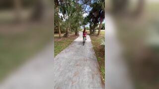 Francety Teasing Thick Ass While Riding A Bicycle Onlyfans Video