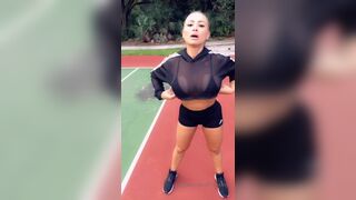 Francety Teasing Thick Ass And Tits While Exercising Onlyfans Video