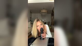 SophieLaurenxxo Teasing Big Ass Throating BBC Dildo And Rides It In Her Tight Pussy Till Cum Onlyfans Video