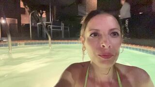 Prettypeacee Hot Big Nipples Twitch Streamer Nipple Slip While In hot Tub Outdoor Video