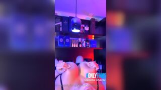 Daniellachavez Blonde Slut Strip Teasing in Disco Light Onlyfans Video