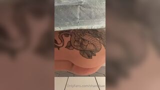 Shark Bae Jiggling Her Soft Booty Cheeks While Naked in Bathroom Onlyfans Video
