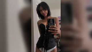 Naughty Petite Ready to Tease in hot Lingerie Video