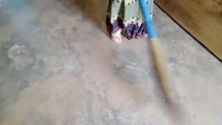 Sister-in-law threw a broom in front of brother-in-law
 Indian Video