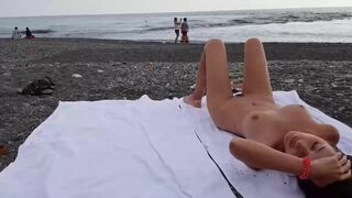Perfect nudity on the beach