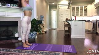 Sexy Eva Lovia – Naked Yoga – Solo