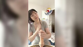 DelightfulHug Sucking Dildo While Sucking Juicy Dildo Onlyfans Video