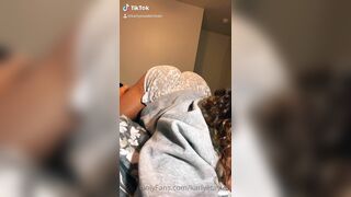 KarlyeTaylor Cute Baby Shows Curvy Booty While Doing Tiktok Onlyfans Video