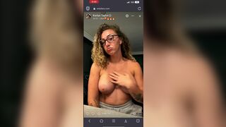 KarlyeTaylor Showing off her Tits and Shaking Them in Live Onlyfans Video