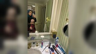 Sofia Gomez Showing off her Massive Tits in Mirror Onlyfans Video
