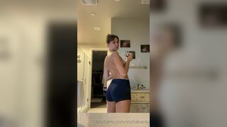 Stella Barey Shows her Ass and Boobs While Drinking Wine Onlyfans Video