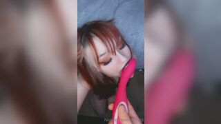 Eevee Nicole Davis Sucking Sex Toy Onlyfans Leaked