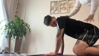 JesyFuxxx - I can't resist and I fuck my yoga student @lukomaluko1