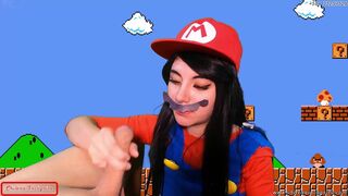 chilena incognita The real Mario BROSS crushes CALLAMPA to FENTONES to gain extra life - REAL LIFE COSPLAY