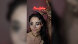 Nonsalemwitch Takes A Huge Cumfacial By BWC Leaked Video