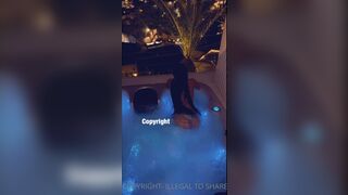 Chloe Khan Amazing Slut Showing Her Booty and Tits in Pool Video