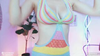 Kat Cabaret Spreading Butt Cheeks While Sexy Dance And Teasing With Tits Video