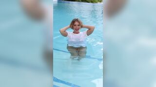 Sarita Natividad Amazing Blonde Exposed Her Tits and Booty Cheeks Video
