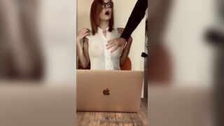 Becky Goodwin Big Titty Secretary Passionately Riding a Cock Onlyfans Video