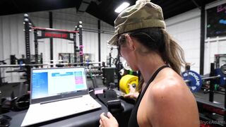 Fitbryceadams And Her Girlfriend Fully Naked Doing Workout In Public Gym Teasing Boobs Onlyfans Video