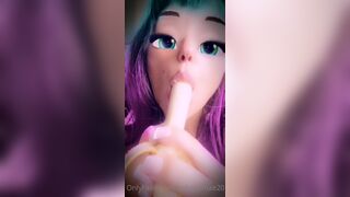 Isabellemae20 Teasing Nipples While Giving Blowjob To Banana Onlyfans Video