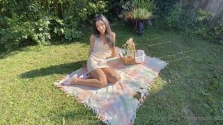 Jasminx Went Horny On Picnic Started Rubbing Wet Pussy And Throating Thick Cock Onlyfans Video