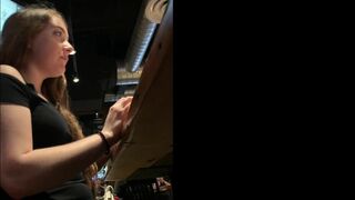 Redheadwinter Getting Vibrated by Remote Control at Public Restaurant Onlyfans Video
