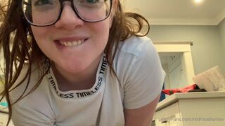 Redheadwinter Sucking Anal Plug And Puts It Inside Tight Ass While Teasing Onlyfans Video
