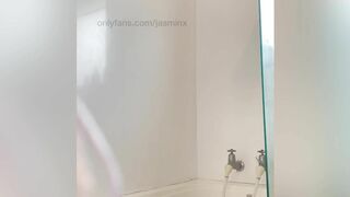 Jasminx Touching Pussy While Nude Shower OnlyFans Video