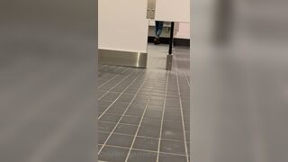 Redheadwinter Gets Thrilled And Fingering Her Shaved Pussy Till Cum In Public Toilet Onlyfans Video
