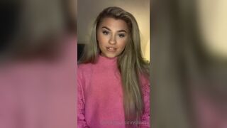 Ellalxox Touching Hard Nipples And Sucking Dildo While Dirty Talking OnlyFans Video