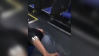 Today in public friday a girl taking a cumshot in the train.