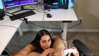 Izzy Green Video Game POV Blowjob OnlyFans Video Leaked