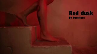 Octokuro Red Dusk Oily Tits And Booty Teasing Video