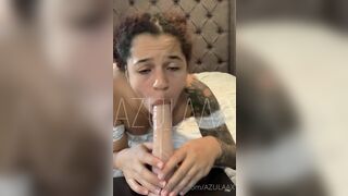 Azulaax Nude Dildo Deepthroat Blowjob Leakd Video