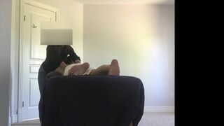 Sinfuldeeds Start to Tease Client's Cock With Her Tits Spycam Onlyfans Video